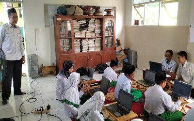 Pelaksanaan ANBK Hari Pertama di MI Nurul Hidayah Berjalan Dengan Lancar